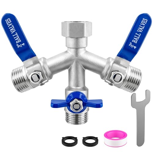 Garden Hose Splitter 3 Way (3WAY Hose Splitter-304 Stainless Steel)
