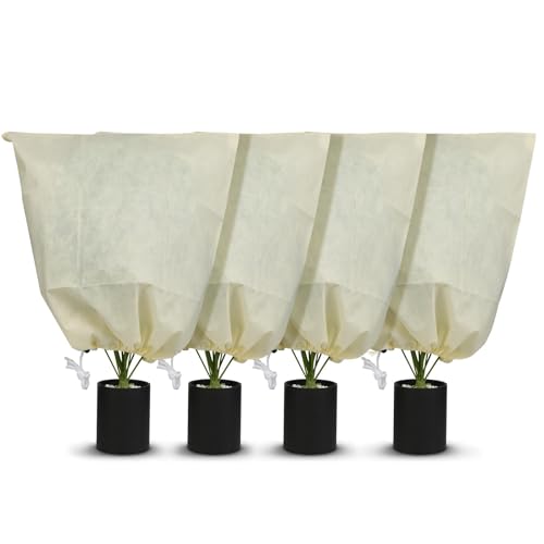 Plant Covers Freeze Protection (23.6"W x 23.6"H (4 pack))