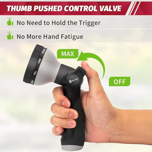 Garden Hose Nozzle Sprayer (Black)