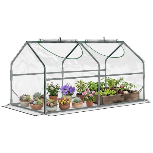 4' x 2' x 2' Portable Mini Greenhouse (Clear / 4' x 2' x 2')