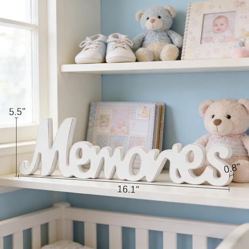 Rustic Memories Sign for Shelf or Wall 16 Inch (Memories)