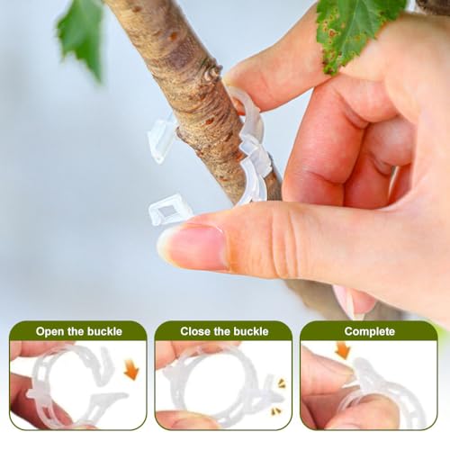 300 PCS Secured Plastic Plant Clip