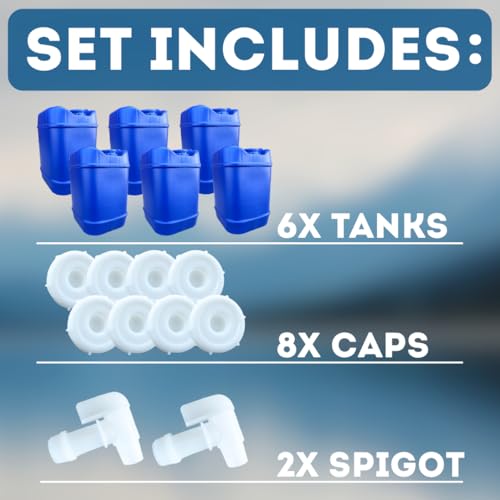 5 Gallon Stackable Water Storage Containers