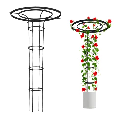 Umbrella Top Garden Trellis for Climbing Plants Outdoor (Tall - 68.9" Height / Umbrella Shape)