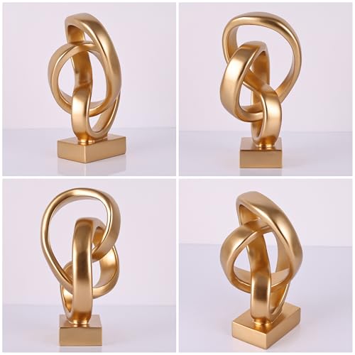 Abstract Sculpture Knot Decor (Gold)