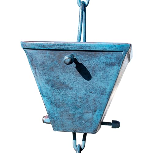 Medium Square Cups Rain Chain