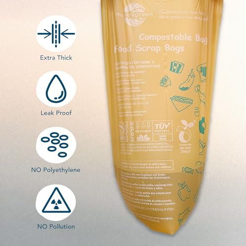 Compostable Trash Bags 13 Gallon (50 Count)