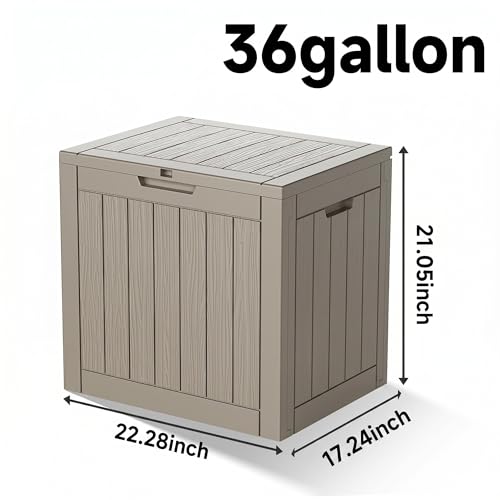 36 Gallon Deck Box (Grey / 36 gallon)