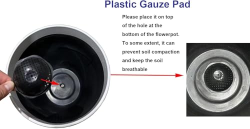24,21,11 Inch Large Plastic Planters with Drainage Hole and Saucer - Set of 3 Tall Plant Pots Indoor Flower Pot Tall Round Planters Outdoor Large Tall Planter (Off-white)