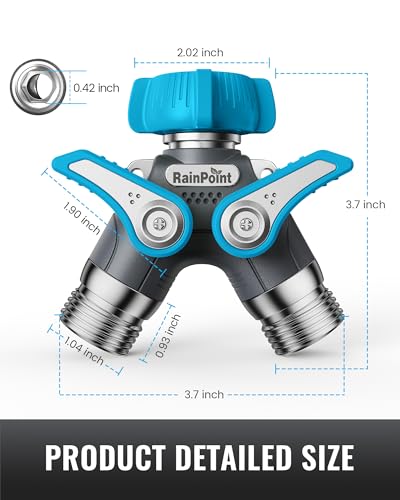 Garden Hose Splitter (Blue)