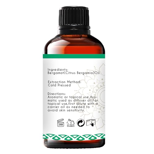Citrus Bergamot Essential Oil for Diffuser (1 Fl Oz (Pack of 1))