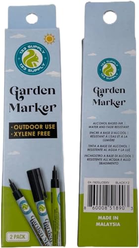 Garden Marker Pen (6 Pack Garden Marker Pens (No Plant Tags))