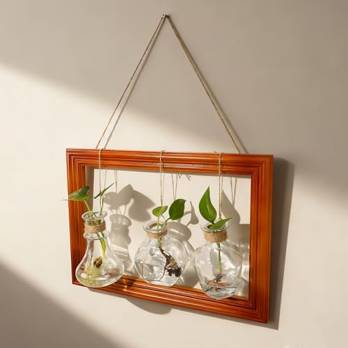 Boho Farmhouse Herb & Flower Drying Rack (Photo Frame Flower Decorative Stand)