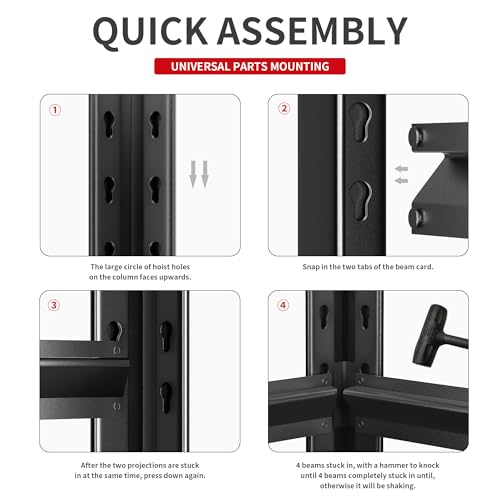 Garage Shelving Storage Rack (24"D x48"W x87"H)