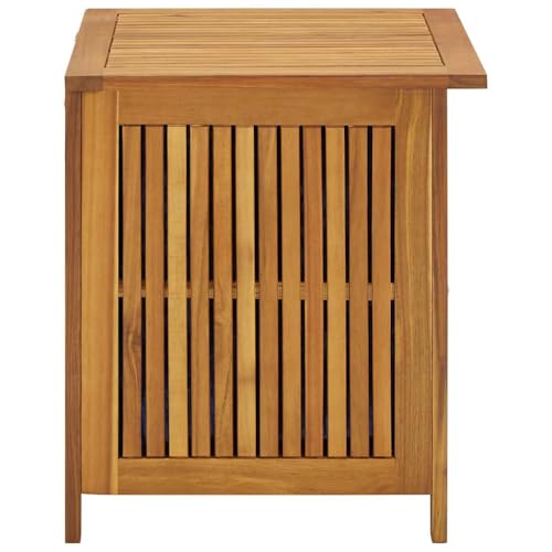 Garden Storage Box 23.6"x19.7"x22.8" Solid Wood Acacia (23.6" x 19.7" x 22.8")