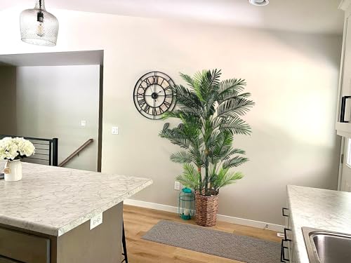 6ft Artificial Golden Cane Palm Tree for Home Decor (Palm Tree (6ft) / 6ft)