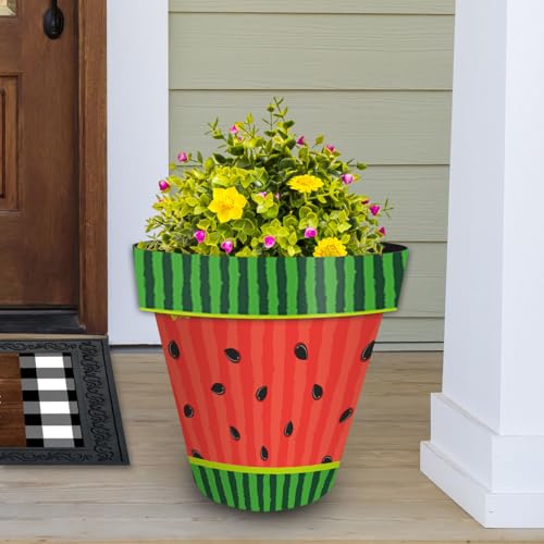 Summer Planter 14" x 15" x 15" Watermelon Large for Summer Planter (Watermelon / Large)