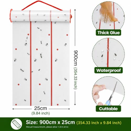 10 Pcs Giant Flypaper Fly Traps (2 Count)