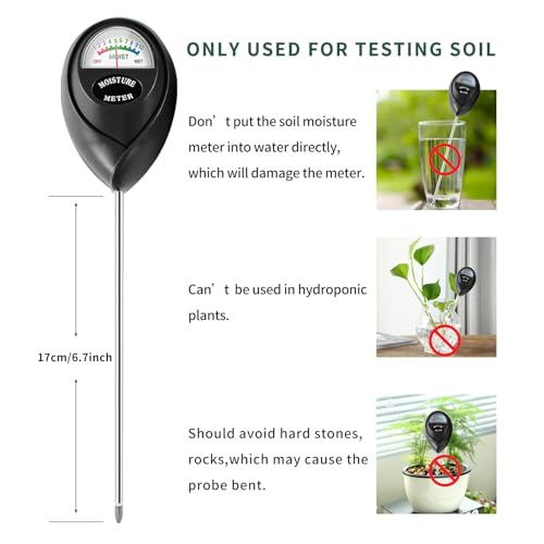 Soil Moisture Meter (Black)
