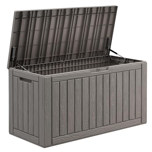 Outdoor Storage Box (Grey / 110 Gallon)