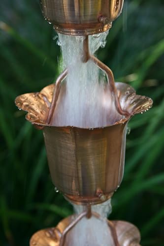 Flower Cups Rain Chain