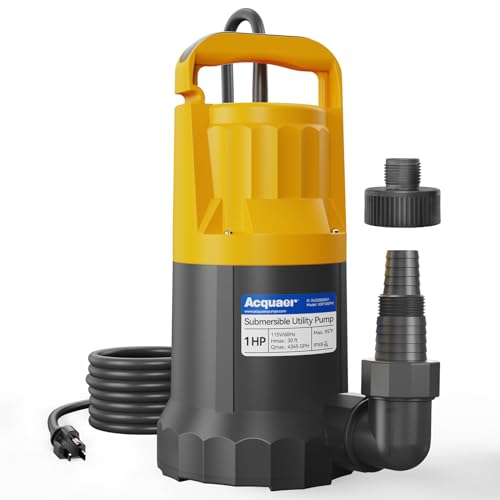1HP Sump Pump (Orange)