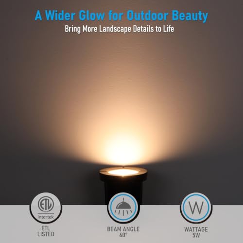 6 Pack Dia. 4 Inch RGBCW Well Lights (Black)
