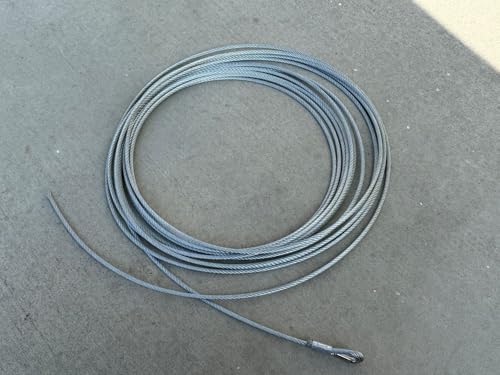 3 16" x 50 ft Galvanized Braided Steel Cable w