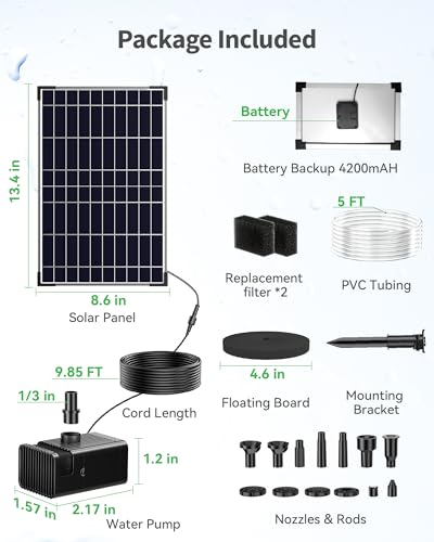 Solar Fountain Pump (12W)