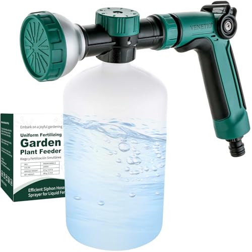 8 Dial Hose Attachment Spray Gun for Liquid Fertilizer (Garden Sprayer (34 oz))