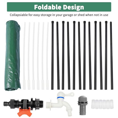 100 Gallon Collapsible Rain Barrel (100 Gallon / Green)