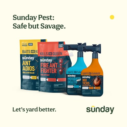 Nix Ticks Flea & Mosquito Yard Spray with Cedar Oil (32 Fl Oz (Pack of 2))