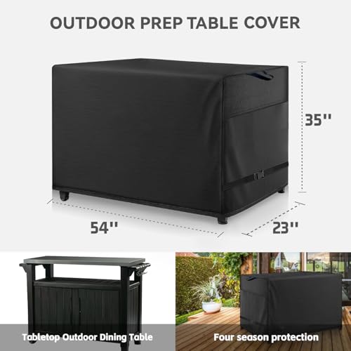Outdoor Dining Cart Cover for Keter Unity XL Portable Cabinet Bar