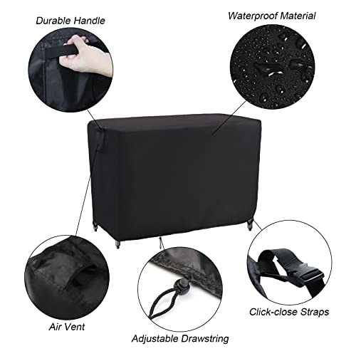 Outdoor Prep Table Cover for Cart Table 52''L x 24''W x 35''H