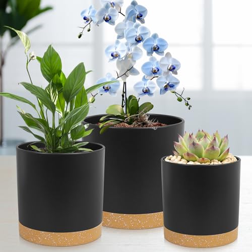 5 Pack Cylindrical Flower Pots with 7 (5 Count)