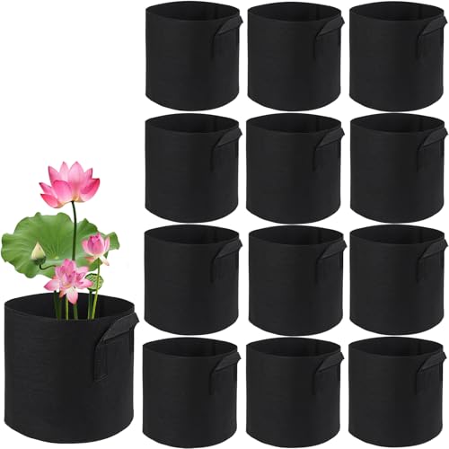 12Pcs Lily Plant Pots for Pond (3 Gallon)