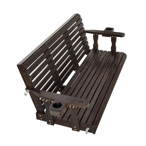 Wooden Porch Swing (Rustic / 5 FT Extra Large)