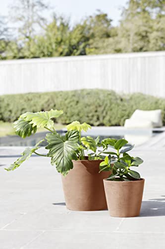 Amsterdam Round Flower Planter (Terracotta / 8 Inches)
