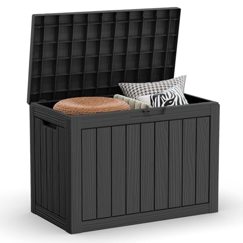 Outdoor Storage Box (Black / 50 Gallon)