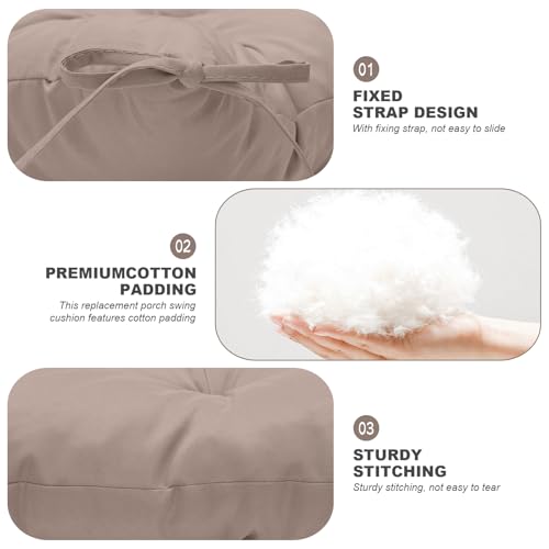 Porch Swing Cushions (Khaki / 40x 40 inches)