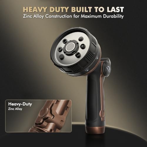 Garden Hose Nozzle Heavy Duty (Brown / Normal)