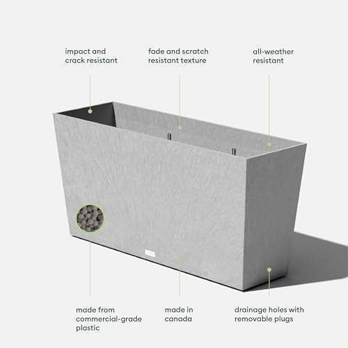 Pure Series Midori Planter (Gray / 39 inch)