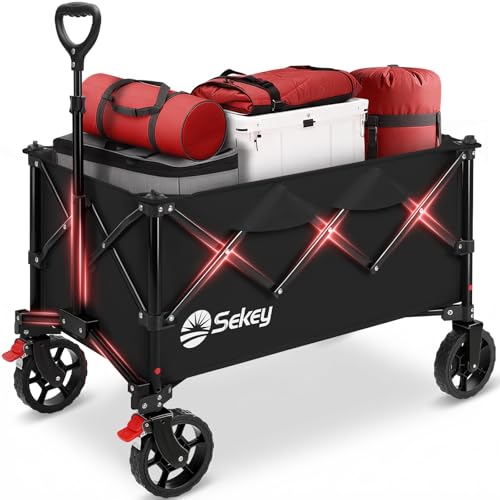 Collapsible Wagon (Black / 300lbs)