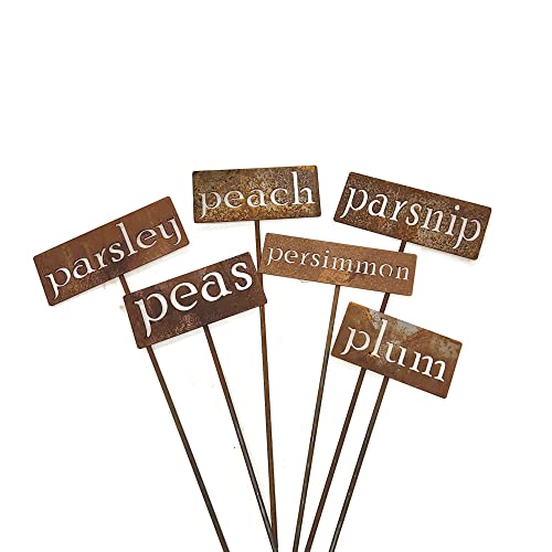 Classic Metal Garden Markers 19 Inches Tall