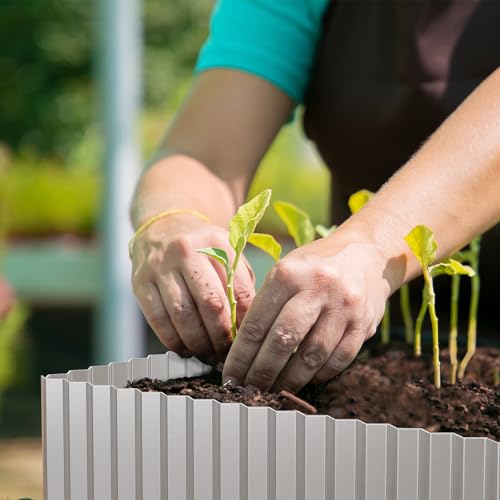 Corrugated Metal Garden Edging