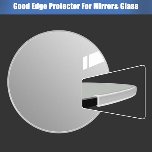 Clear Rubber Edge Trim (Fit 1/4" - L10' / Clear)