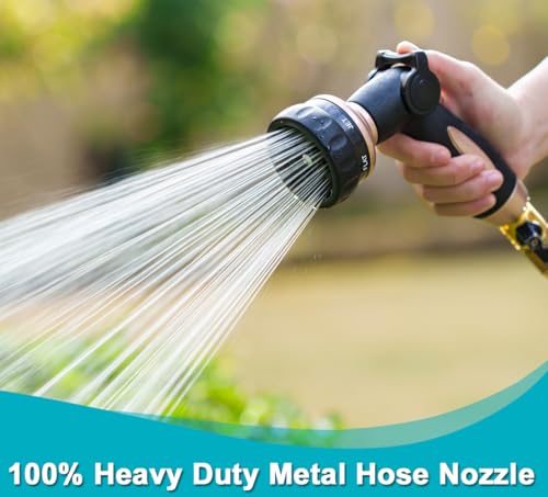 Garden Hose Nozzle 100% Heavy Duty (Dial Modelling / Rose Gold)