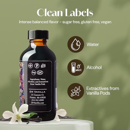 Natural Madagascar Bourbon Vanilla Extract (Natural / 4 Fl Oz (Pack of 1))