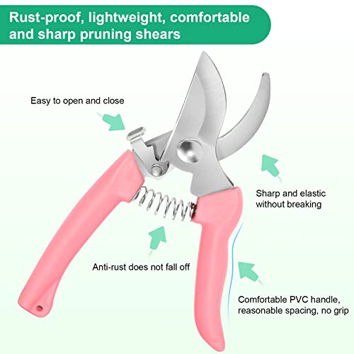Premium garden shears (2 Pack- Pink)