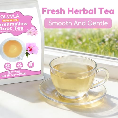 Marshmallow Root Tea Bags (80 Count (Pack of 1))